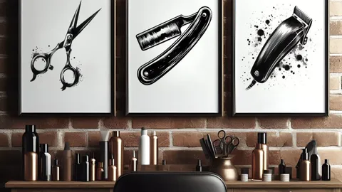 Transforma tu Barbería: +50 Cuadros con Estilo Único para Atraer Más Clientes